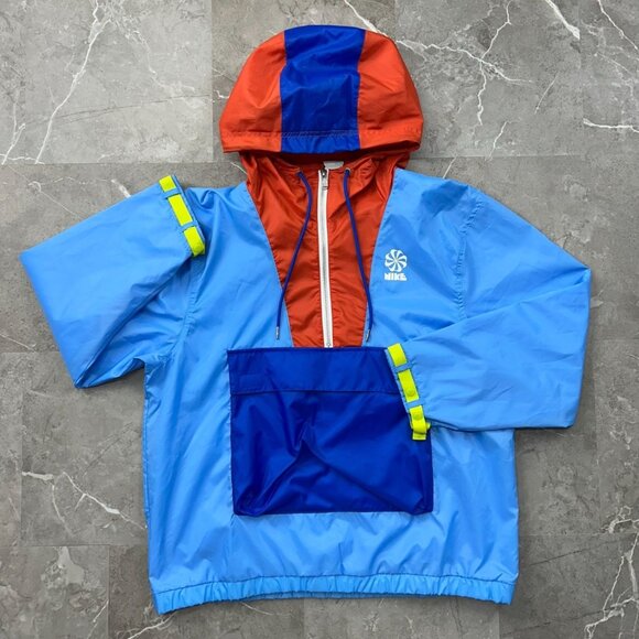 Nike Jacket Womens Small Colorblock Windbreaker Circa 72 Pullover Retro Coat - Picture 1 of 10